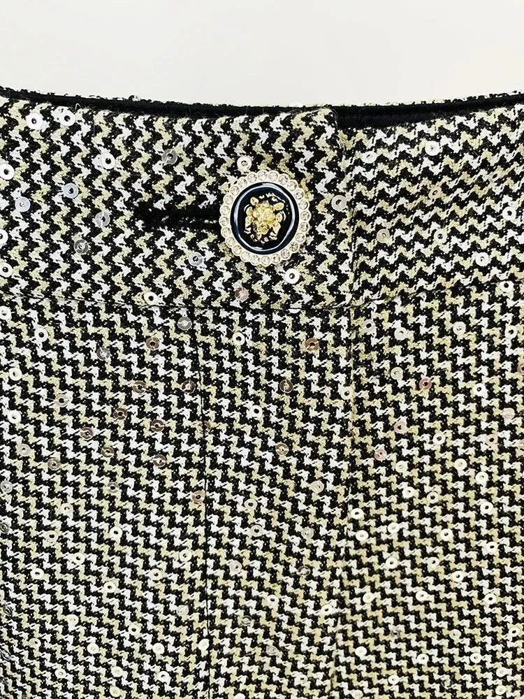 Sleek Women Pant Suit, Sequin - Pantsuit - LeStyleParfait