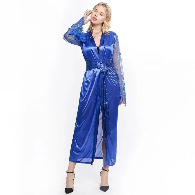 Smooth Like Silk Lace Nightgown - Nightgown - LeStyleParfait