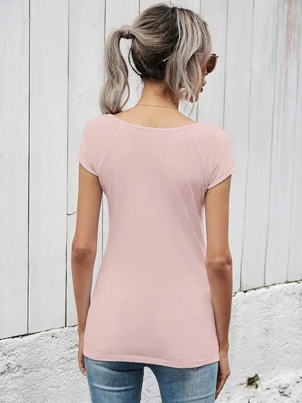 Solid Lace Women Top - Women Tops - LeStyleParfait