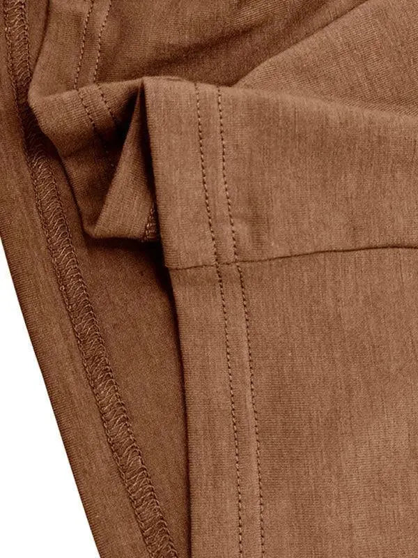 LeStyleParfait Men's T-Shirts Casual Polo Plain-Solid Long Sleeves-Polo Shirt