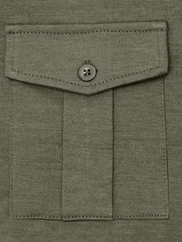 LeStyleParfait Men's T-Shirts Casual Polo Plain-Solid Long Sleeves-Polo Shirt