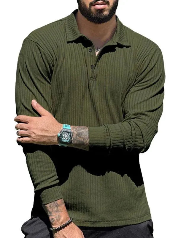 Solid Polyester Graphic T-Shirt for General - All-Season Everyday - Polo Shirt - LeStyleParfait