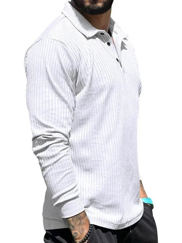 Solid Polyester Graphic T-Shirt for General - All-Season Everyday - Polo Shirt - LeStyleParfait