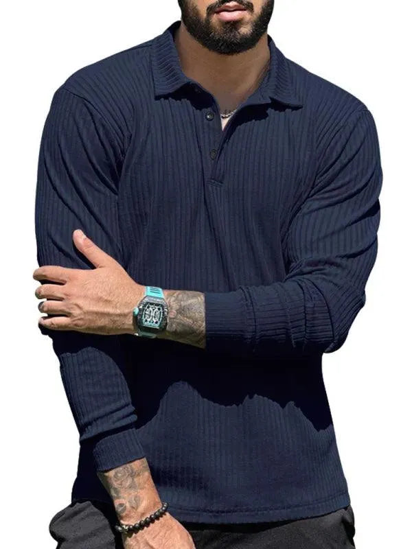 Solid Polyester Graphic T-Shirt for General - All-Season Everyday - Polo Shirt - LeStyleParfait