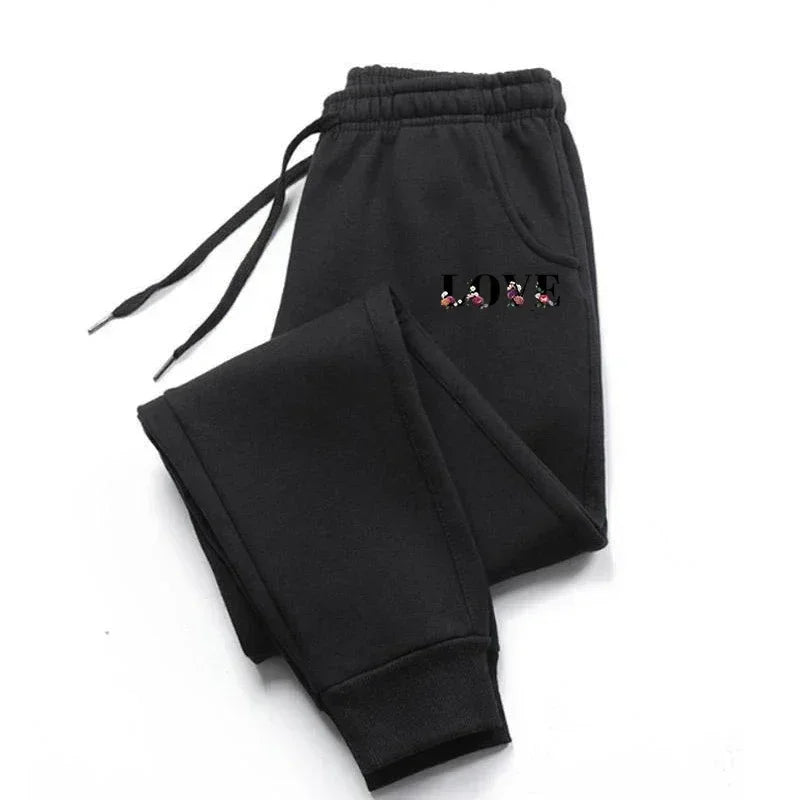 Sporty Casual Men Jogger Pants - Mid Rise Drawstring