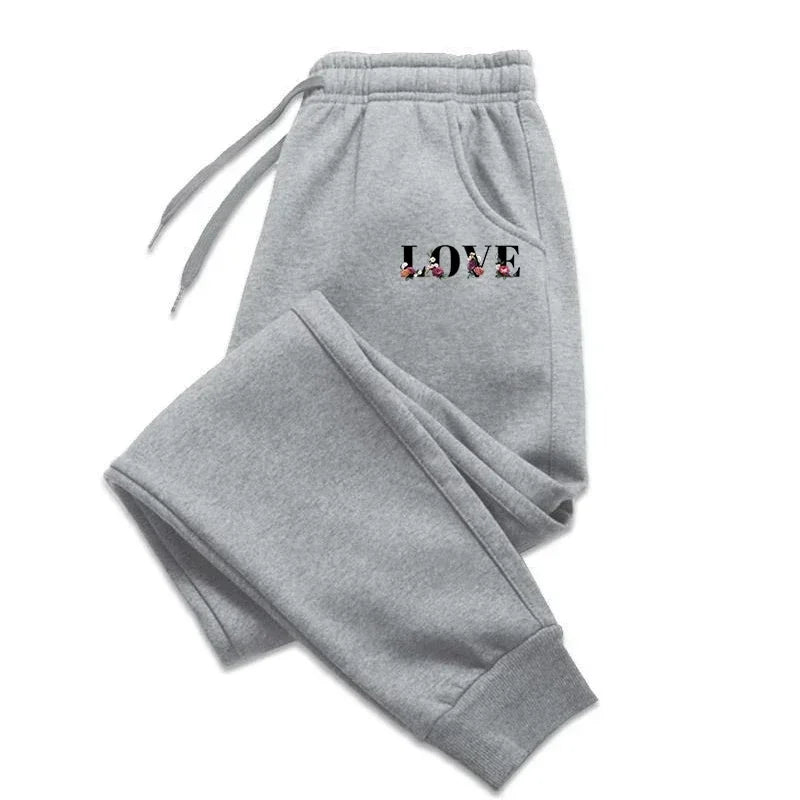 Sporty Casual Men Jogger Pants - Mid Rise Drawstring