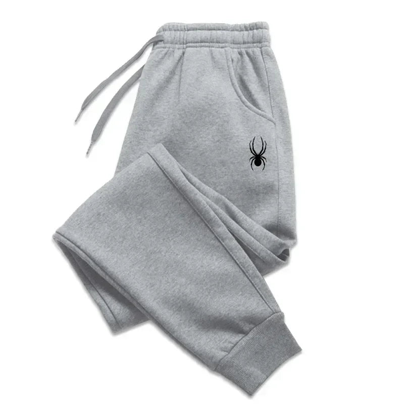 Sporty Casual Men Jogger Pants - Mid Rise Insulated
