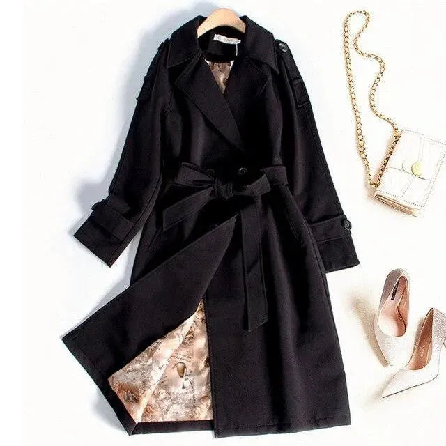 St. Tropez Trench Coat For Women - Trench Coat - LeStyleParfait