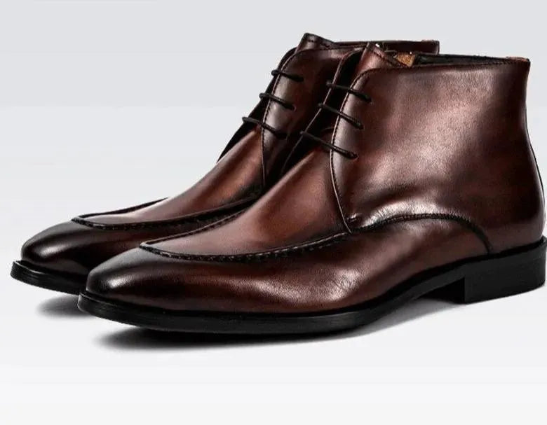 Stitched Leather Chelsea Boots For Men - Boots - LeStyleParfait