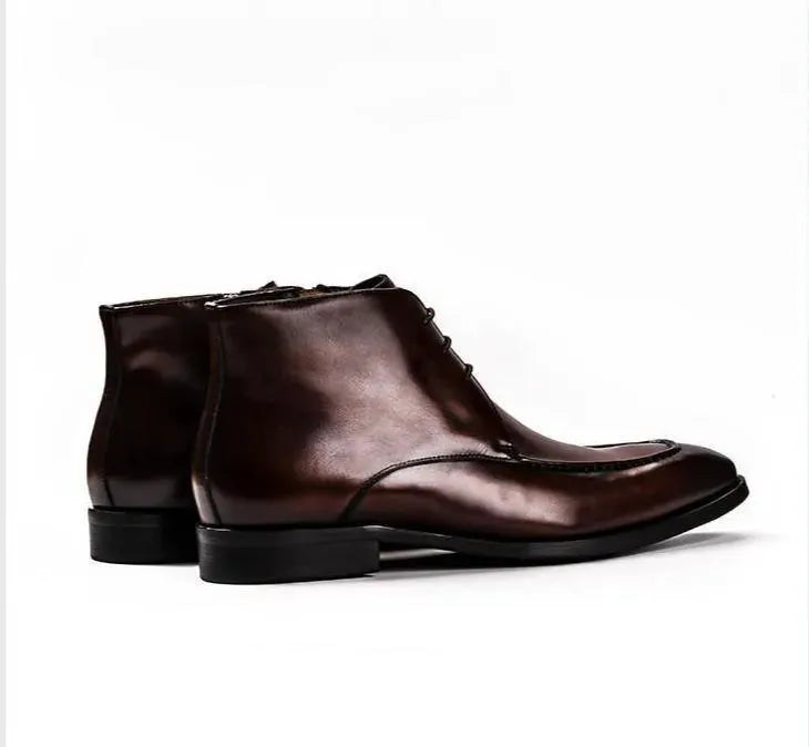 Stitched Leather Chelsea Boots For Men - Boots - LeStyleParfait