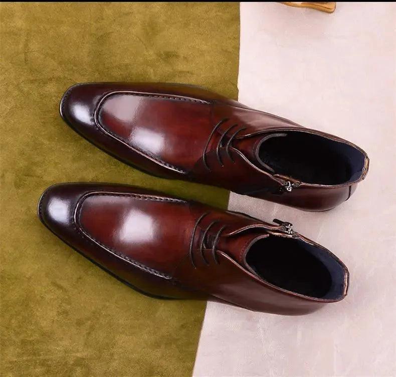 Stitched Leather Chelsea Boots For Men - Boots - LeStyleParfait