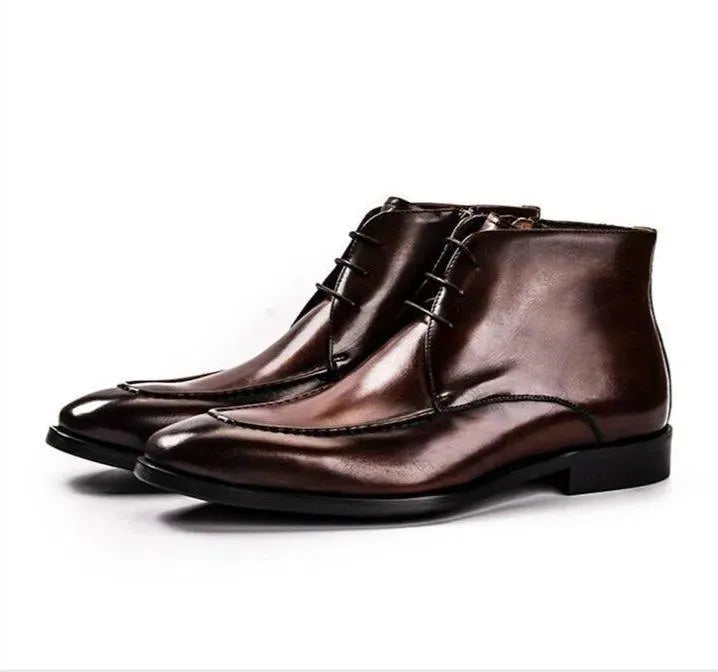 Stitched Leather Chelsea Boots For Men - Boots - LeStyleParfait