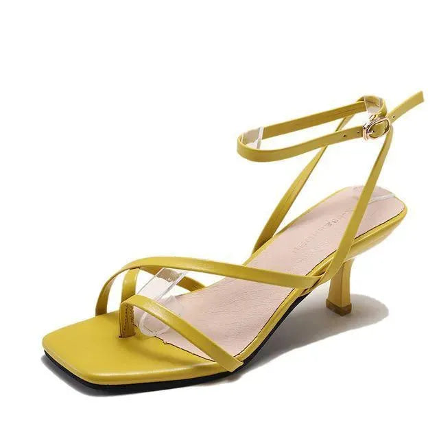 Strappy Open-Toe Women High Heels - Sandals - LeStyleParfait