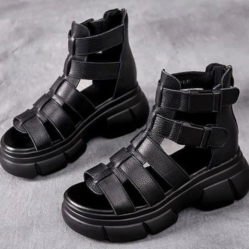 Strappy Wedge Shoes - Wedge Shoes - LeStyleParfait