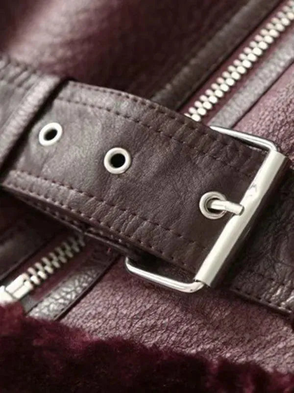 LeStyleParfait Women's Coats Winter Coat Drawstring-Elastic Waist V-Neck Long Sleeves Plain-Solid-Winter Coat