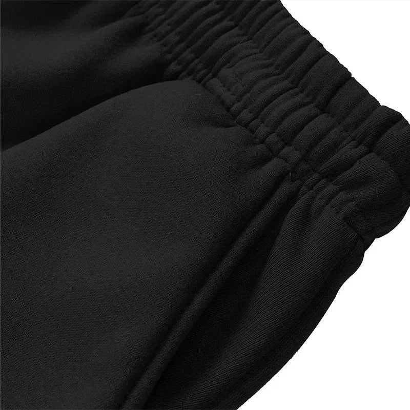 Streetwear Men Jogger Pants - Mid Rise Warm