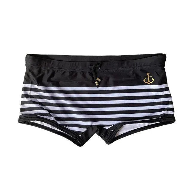 Striped Swim Trunks For Men - Swim Trunk - LeStyleParfait