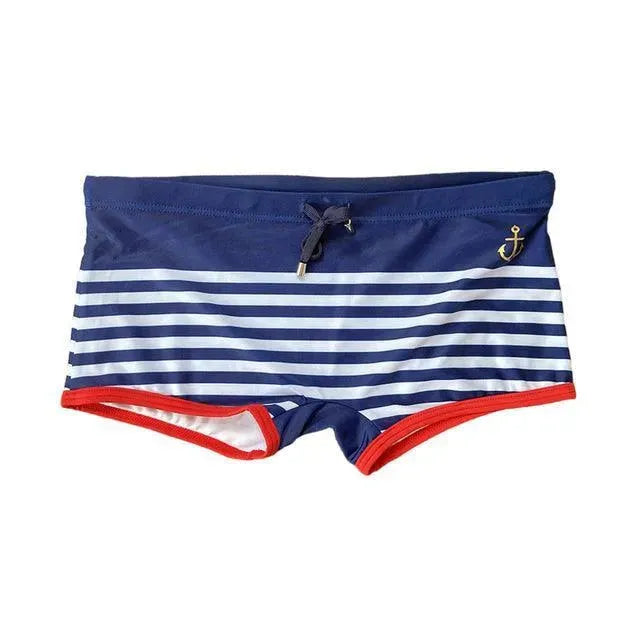 Striped Swim Trunks For Men - Swim Trunk - LeStyleParfait