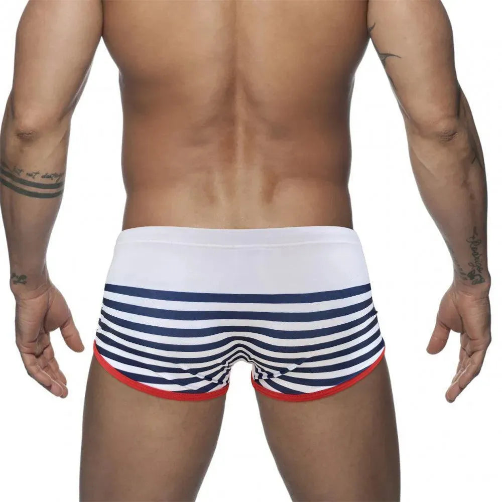 Striped Swim Trunks For Men - Swim Trunk - LeStyleParfait