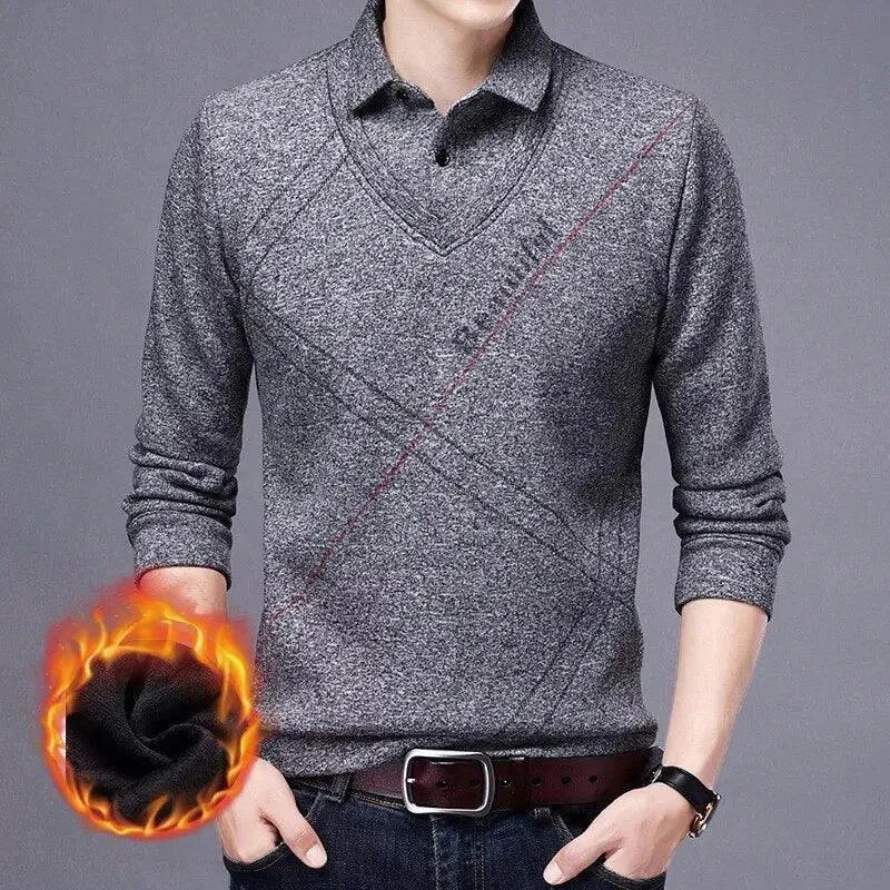 Striped Thick Men Polo Shirt - Polo Shirt - LeStyleParfait