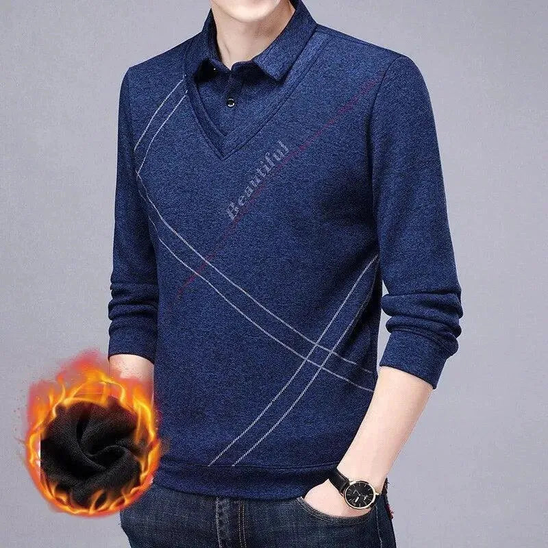 Striped Thick Men Polo Shirt - Polo Shirt - LeStyleParfait