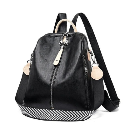 Stylish High-Quality Soft Leather Women's Backpack - Backpack - LeStyleParfait