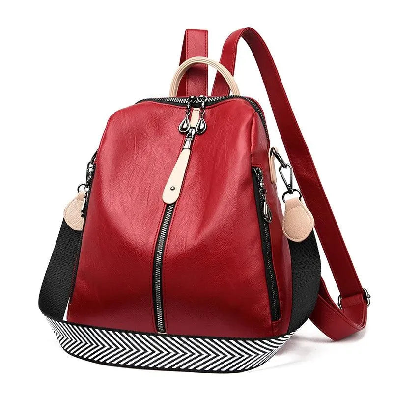 Stylish High-Quality Soft Leather Women's Backpack - Backpack - LeStyleParfait