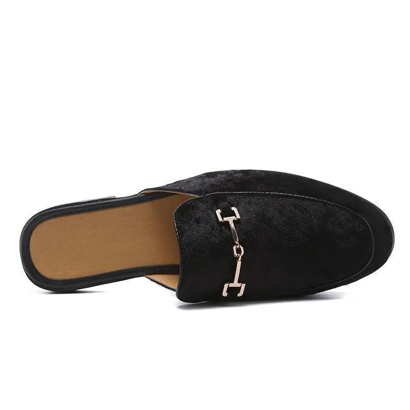 Suede Slip-On Sandals - Sandals - LeStyleParfait