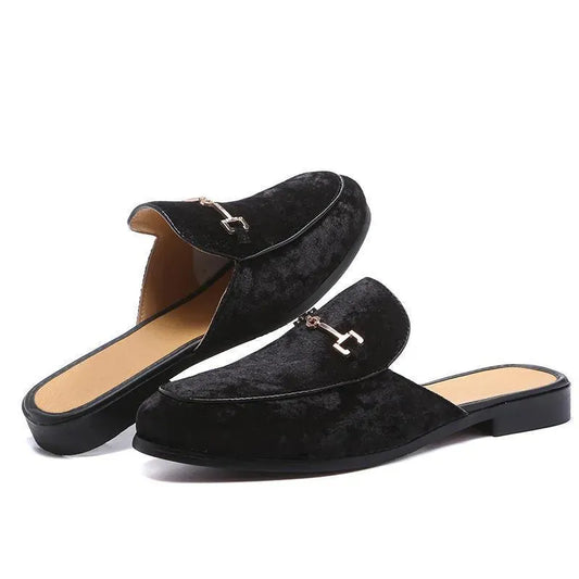 Suede Slip-On Sandals - Sandals - LeStyleParfait