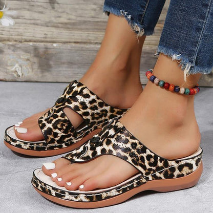 Summer Low Heel Wedge Sandals - Wedge Shoes - LeStyleParfait