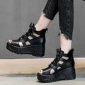 Summer Peep Wedge Sandal Shoes - Wedge Shoes - LeStyleParfait