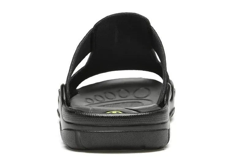 Summer Slip On Leather Sandals - Sandals - LeStyleParfait