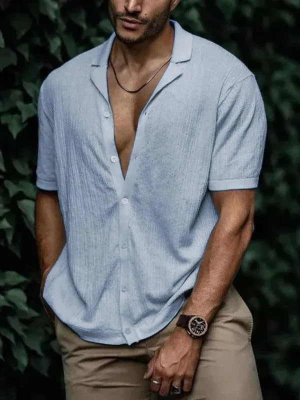 Too Hot Casual Shirt for Men - Short Sleeve Shirt - LeStyleParfait