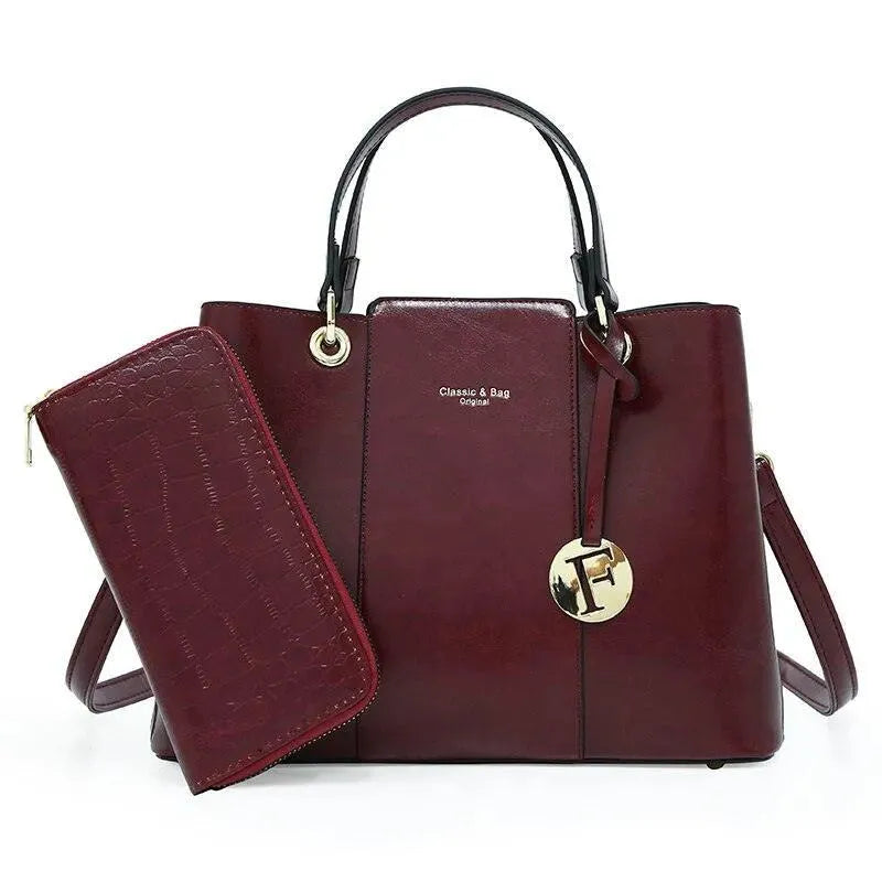 Tote Handbag With Purse - Handbag - LeStyleParfait