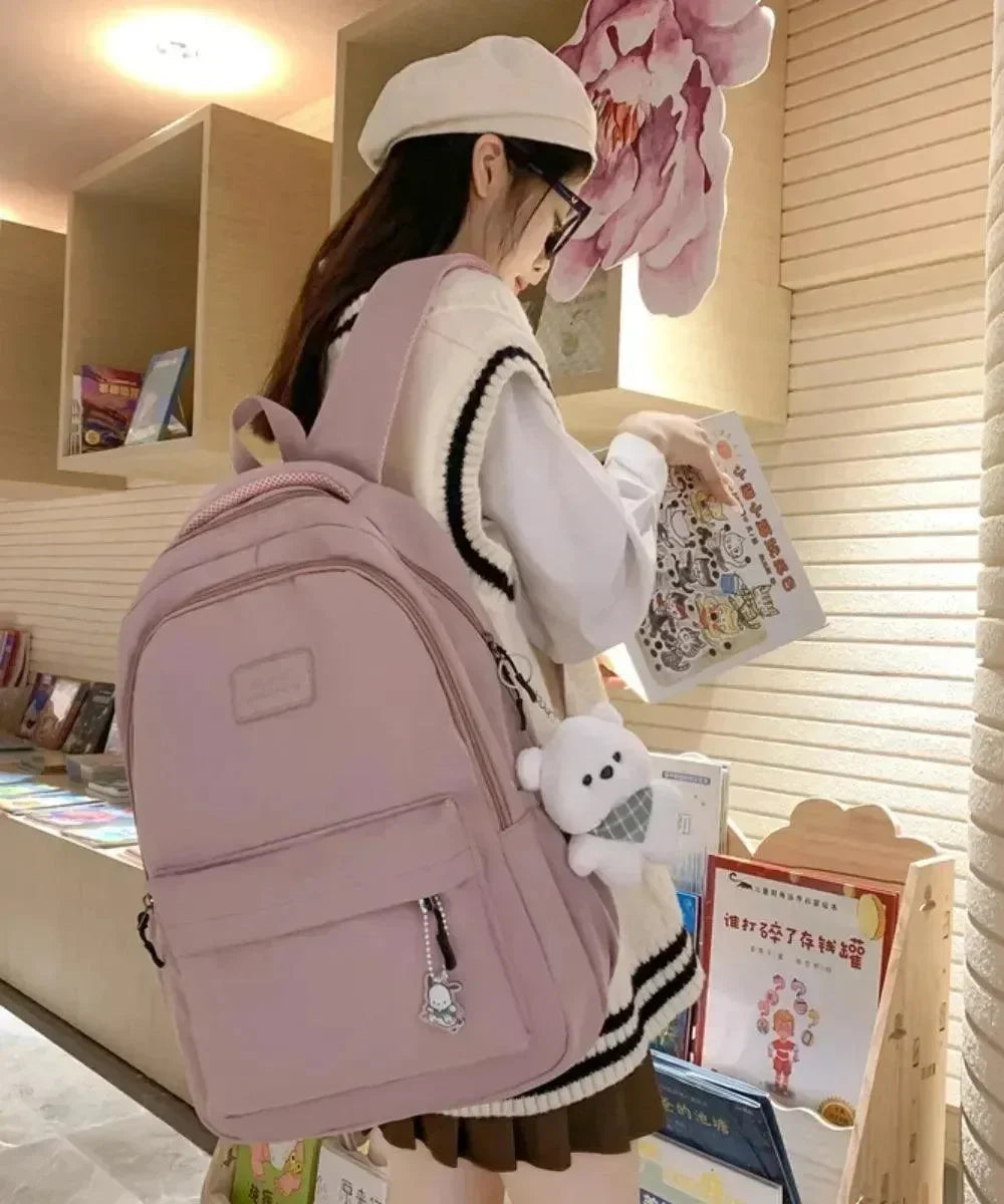 Trendy Waterproof Women's College Backpack - Backpack - LeStyleParfait
