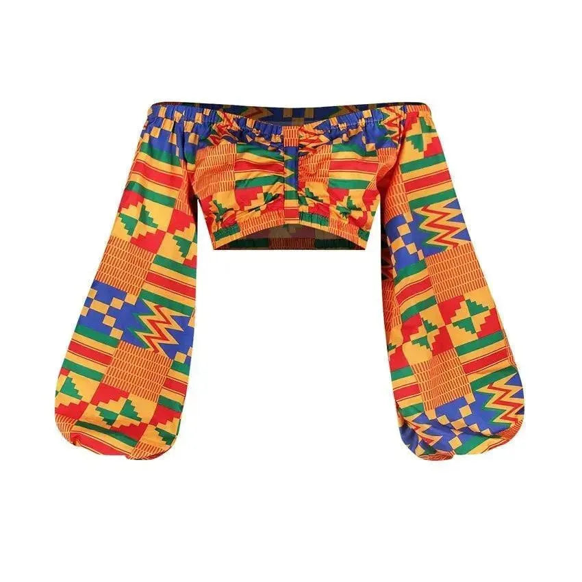 Trendy Women African Two-Piece Skirt Set - African Skirt Set - LeStyleParfait