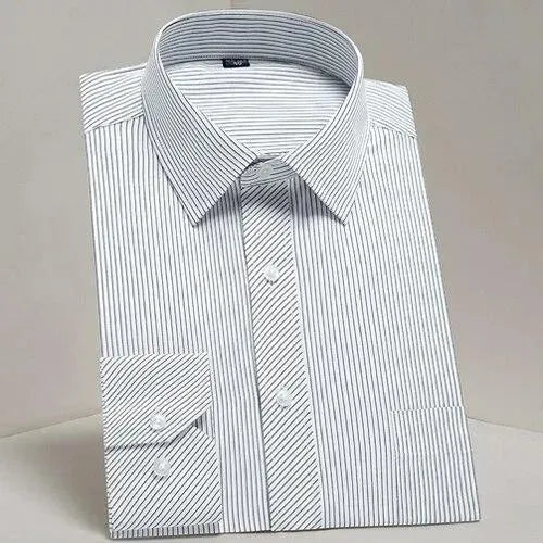 Twill Men Dress Shirt - Dress Shirt - LeStyleParfait