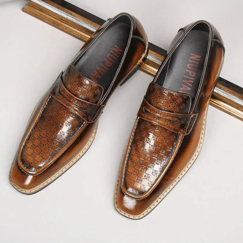 Uberto Penny Loafers Shoes For Men - Loafer Shoes - LeStyleParfait
