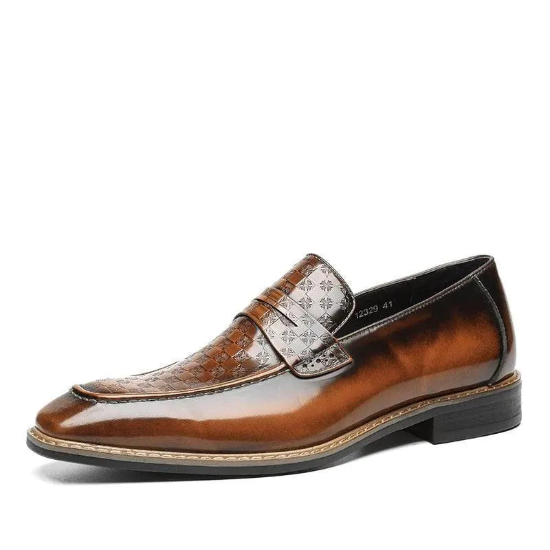 Uberto Penny Loafers Shoes For Men - Loafer Shoes - LeStyleParfait