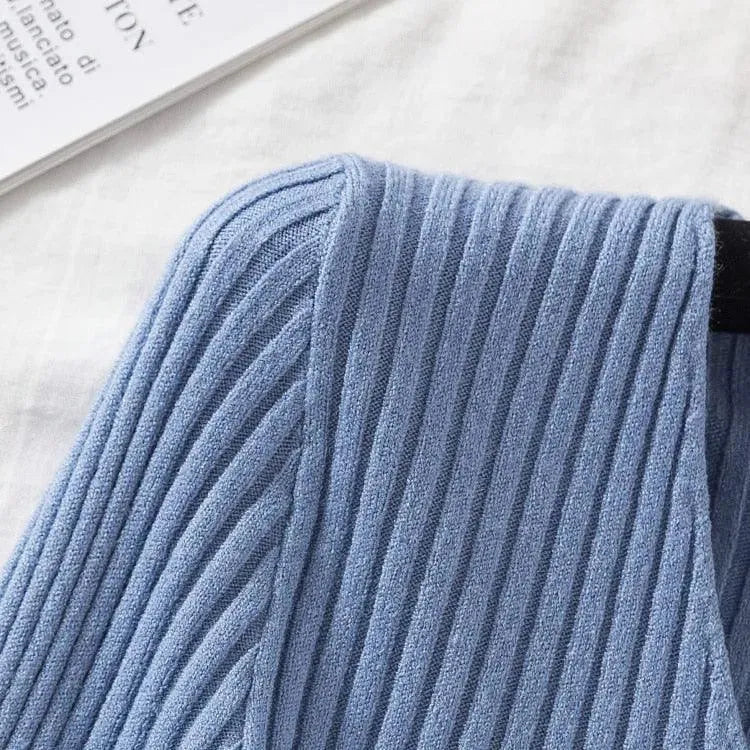 V-Neck Women Pullover Sweater - Pullover Sweater - LeStyleParfait