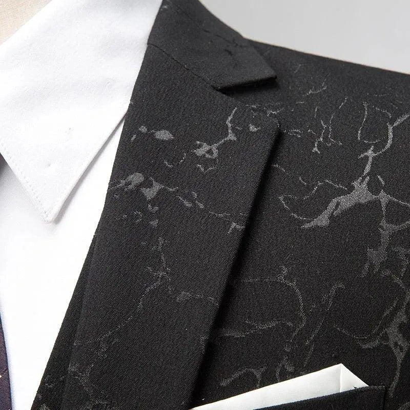 Vincenzo Luxury Galaxy 3- Piece Suit - Three Piece Suit - LeStyleParfait