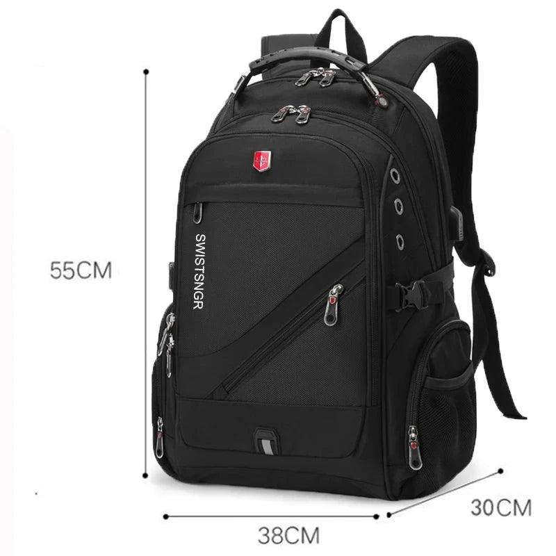 Waterproof Laptop Backpack with USB Port - Backpack - LeStyleParfait