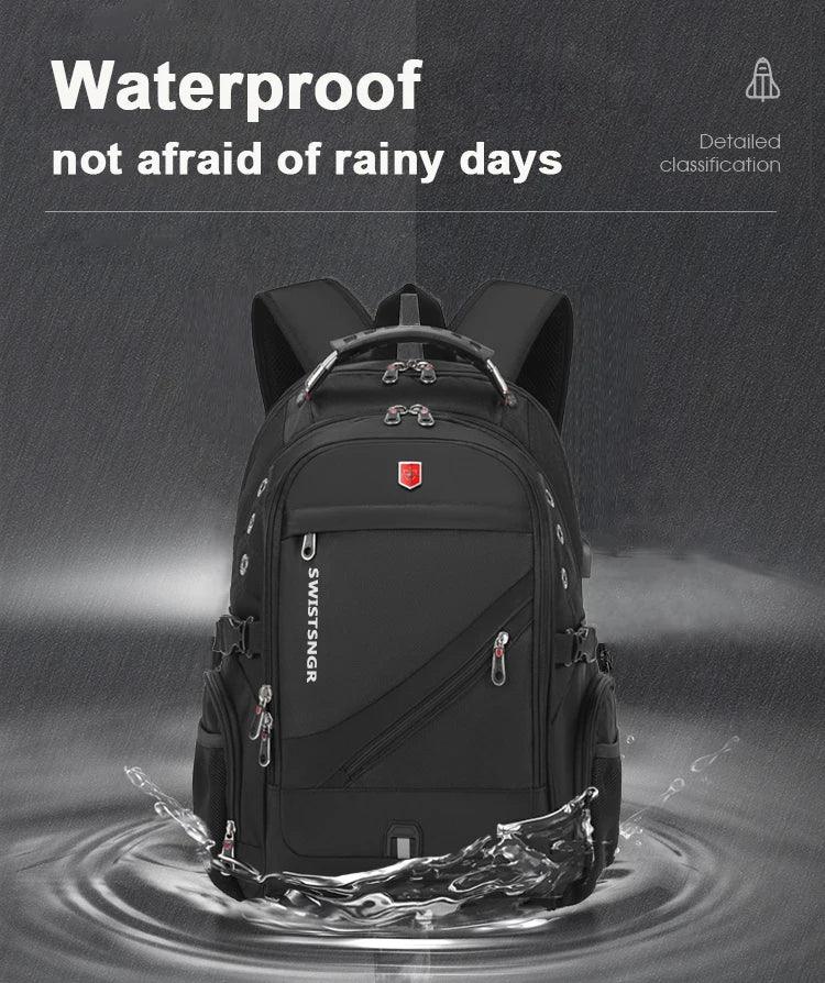 Waterproof Laptop Backpack with USB Port - Backpack - LeStyleParfait