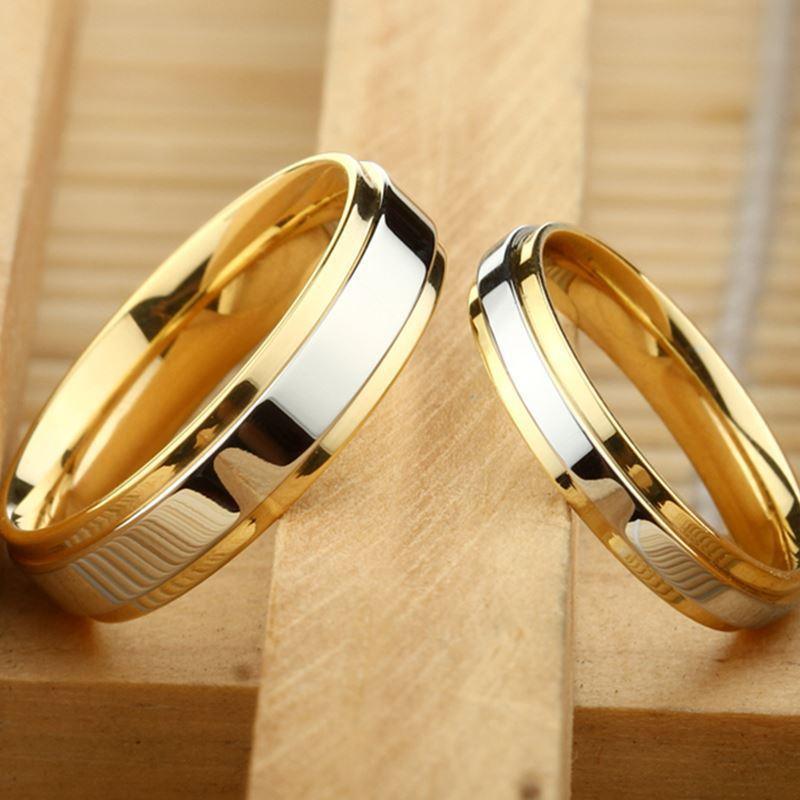 Wedding Ring - Silver Gold - Rings - LeStyleParfait