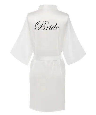 White Wedding Nightgowns - Letter Robe - Nightgown - LeStyleParfait