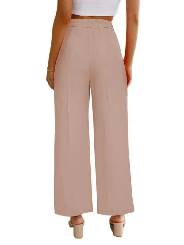Wide Leg Women Pants With Pockets - Women Pants - LeStyleParfait