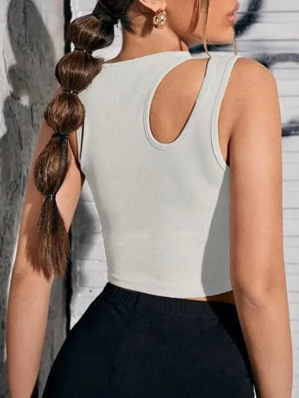 Women Crop Tank Top - Women Tops - LeStyleParfait