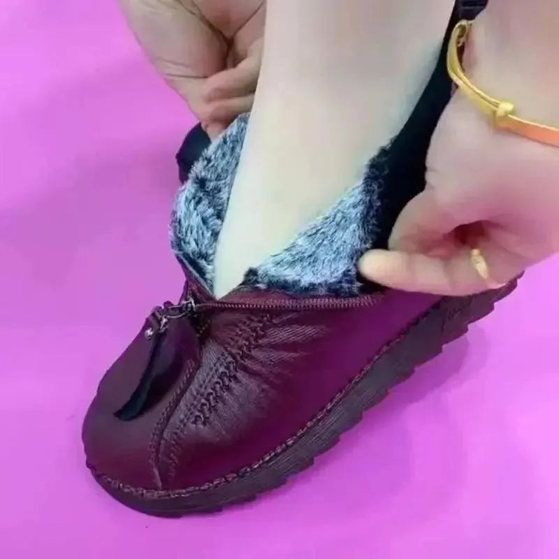 Women Flat Winter Casual Ankle Boots - Ankle Boots - LeStyleParfait