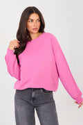 Women Loose Plain-Solid Plain Sweatshirt Essential Style-Women Sweatshirt-LeStyleParfait
