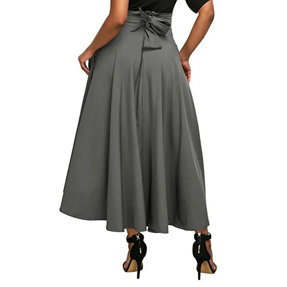 Women Maxi Skirts With Pockets - Skirt - LeStyleParfait